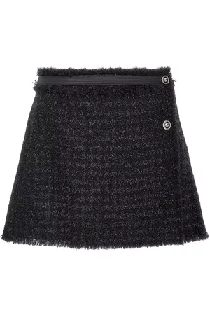 VERSACE Lurex Tweed Skirt