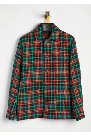 DoppiaA Aasti Checked Wool Overshirt