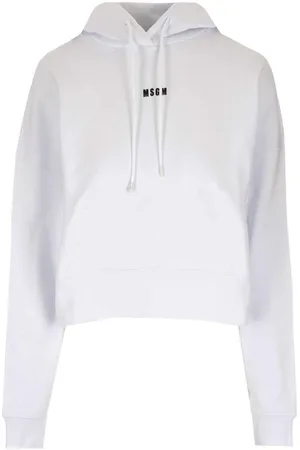 Msgm Logo Printed Hoodie