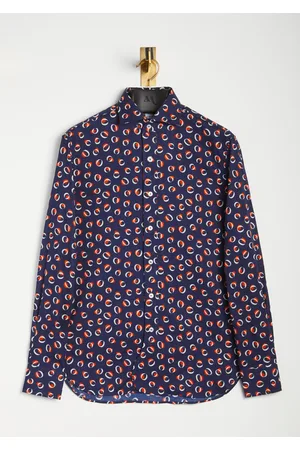 DoppiaA Aanacapri Collar Printed Shirt