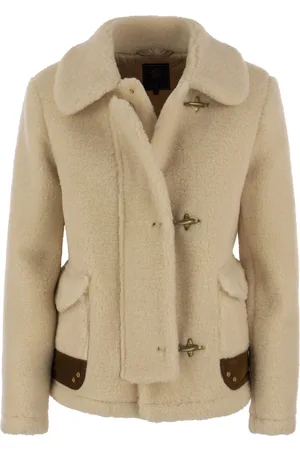 FAY 3 Hooks Shearling Jacket