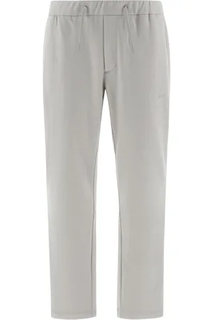 HERNO Resort Trousers In Boiled Wool Jersey