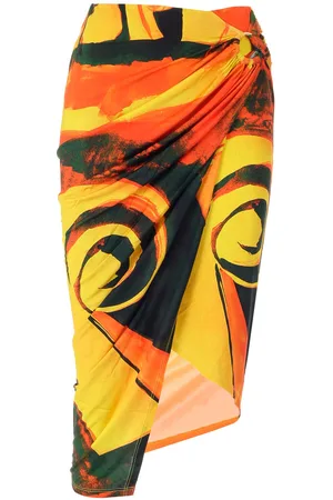 Louisa Ballou Midi Wrap Skirt