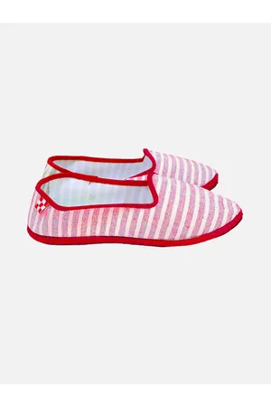 MC2 SAINT BARTH Striped Canvas Slippers Friulane