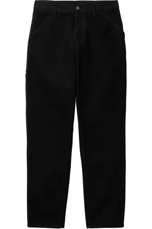 Carhartt Logo Patched Straight Leg Jeans