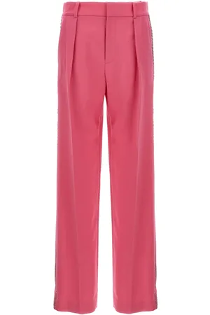AREA Crystal Embellished Pants