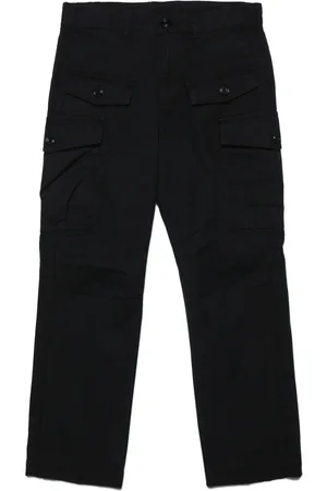 Diesel Pjoffe Trousers Gabardine Cargo Pants With Pockets