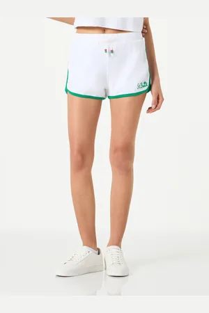 MC2 SAINT BARTH Terry Cotton Short Pants With Piping