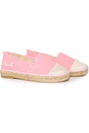 MC2 SAINT BARTH Canvas Espadrillas With Embroidery