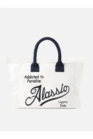 MC2 SAINT BARTH Vanity Terry Shoulder Bag With Alassio Embroidery