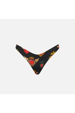 MC2 SAINT BARTH Woman Cheeky Swim Briefs With Heart Print