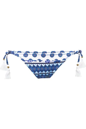 MC2 SAINT BARTH Woman Cheeky Swim Briefs With Pattern