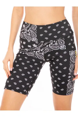 MC2 SAINT BARTH Biker Shorts Bandana All-over Print