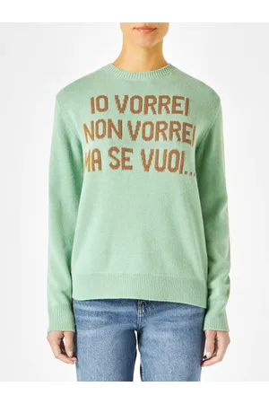 MC2 SAINT BARTH Woman Sweater With Jacquard Niki Dj Special Edition