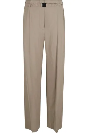Brunello Cucinelli Fluid Wool Straight Leg Trousers
