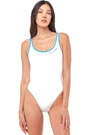 MC2 SAINT BARTH One Piece Swimsuit With Santa Embroidery