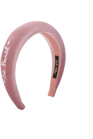 MC2 SAINT BARTH Woman Headband With St. Barth Embroidery Leontine Vintage Special Edition