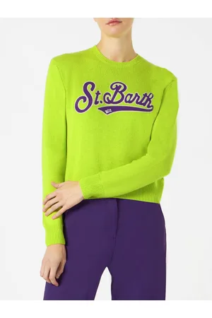 MC2 SAINT BARTH Woman Acid Cropped Sweater