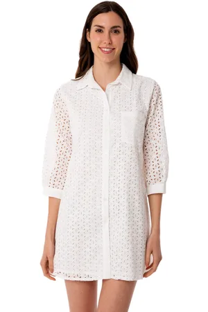 MC2 SAINT BARTH Woman Sangallo Shirt Mini Dress