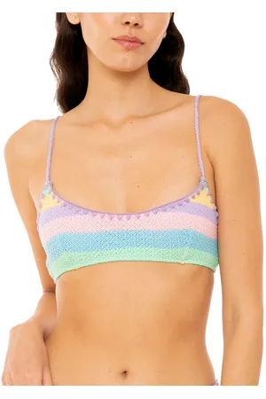 MC2 SAINT BARTH Crochet Striped Bralette