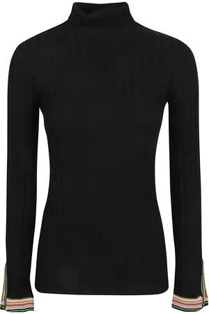 Etro Stripe Cuffs Turtleneck Pullover