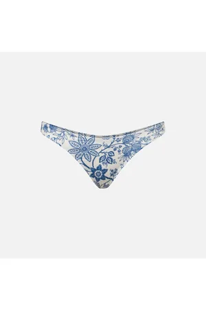 MC2 SAINT BARTH Woman Cheeky Swim Briefs With Flower Print