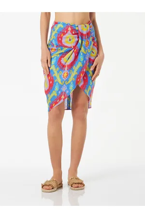 MC2 SAINT BARTH Woman Mid Skirt Amanda With Multicolor Print
