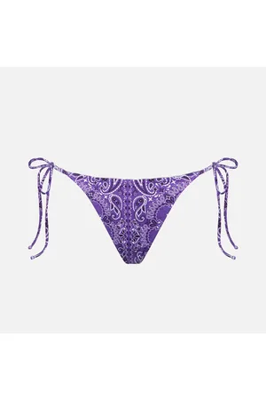MC2 SAINT BARTH Woman Cheeky Swim Briefs With Bandanna Print