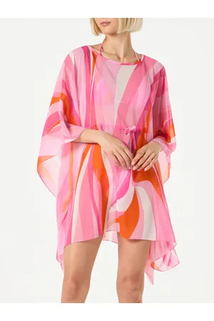 MC2 SAINT BARTH And Orange Wave Print Caftan