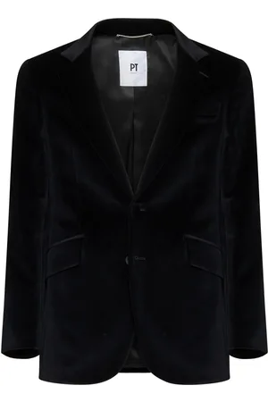 PT Torino Black Wool Blazer