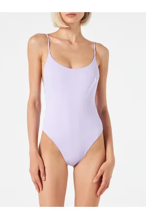 MC2 SAINT BARTH Lilac One Piece Swimsuit