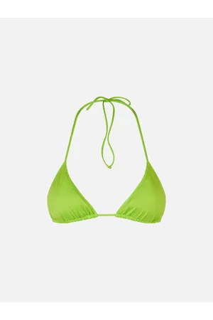 MC2 SAINT BARTH Woman Lime Triangle Top Swimsuit