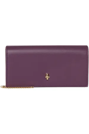 Alexander McQueen Skull Leather Wallet-on-chain