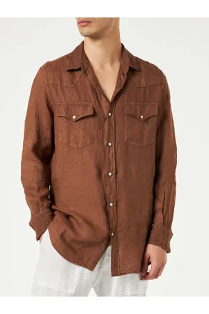 MC2 SAINT BARTH Man Linen Shirt