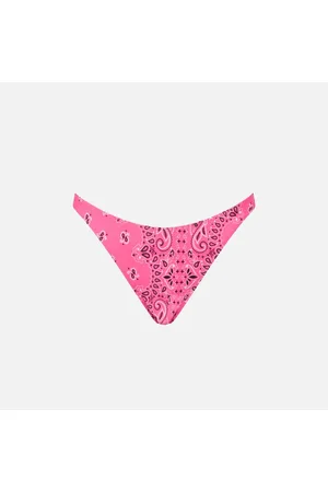 MC2 SAINT BARTH Woman Cheeky Swim Briefs With Bandanna Print