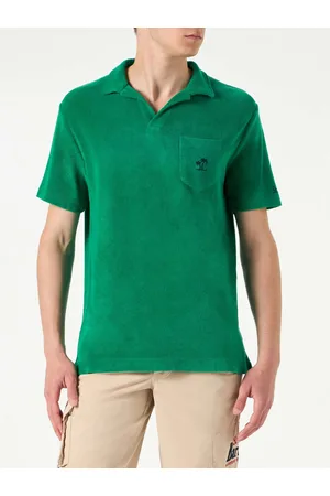 MC2 SAINT BARTH Man Green Terry Polo