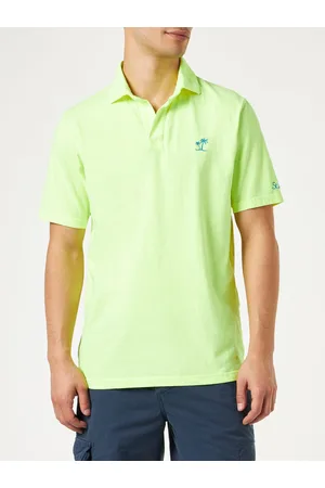 MC2 SAINT BARTH Yellow Cotton Jersey Man Polo