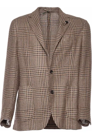LARDINI Houndstooth Jacket