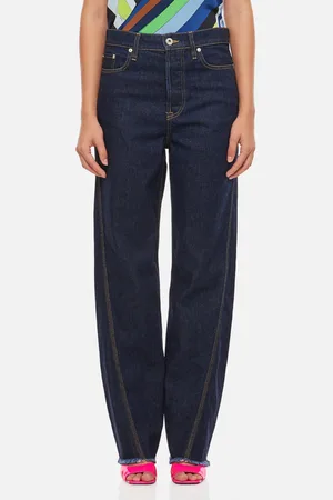 Lanvin Denim Twisted Regular Pants