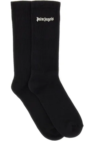 Palm Angels Embroidered Logo Socks