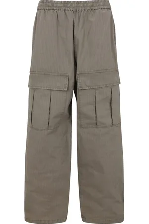 Acne Studios Logo Embroidered Mid-waist Pants