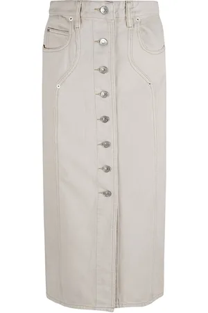 Marant Etoile Denim Midi Skirt