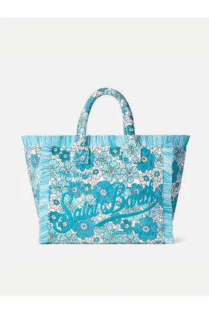 MC2 SAINT BARTH Vanity Terry Shoulder Bag With Flower Print