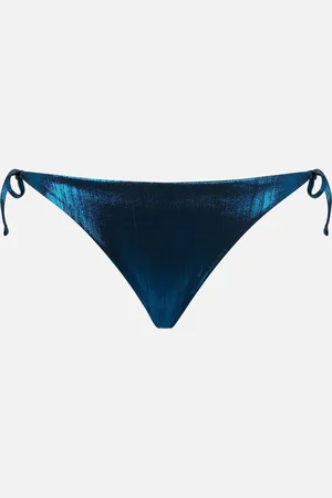 MC2 SAINT BARTH Woman Blue Laminated Swim Briefs
