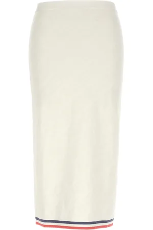 Fendi Viscose Ff Midi Skirt