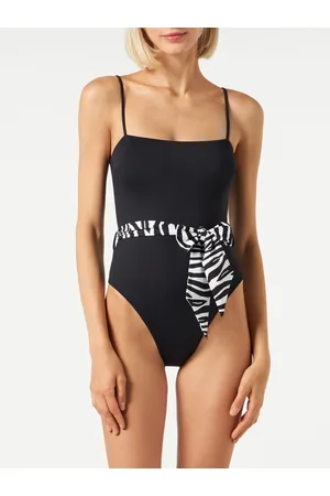 MC2 SAINT BARTH Zebra Sash One Piece Or Body