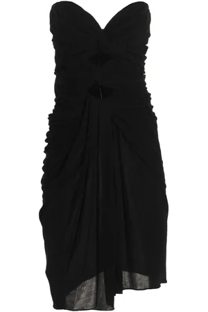 Saint Laurent Draped Cut Out Dress