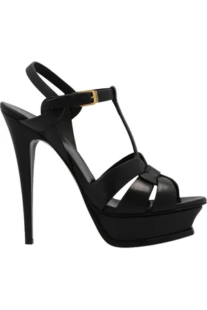 Saint Laurent Tribute Leather Sandals
