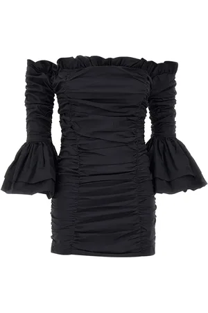 ROTATE Ruffle Off-shoulder Dress
