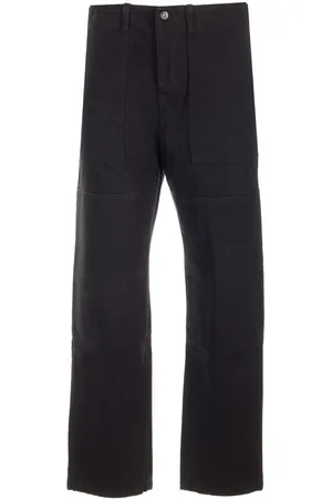 MARCELO BURLON Cross Cotton Straight Pants